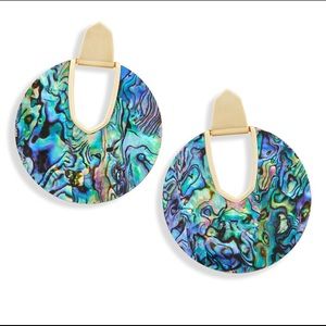 NWT! Kendra Scott Diane Gold Statement Earrings